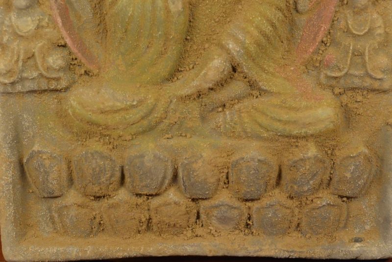 Chinesischen Terrakotta-Platte Großen Buddha 3