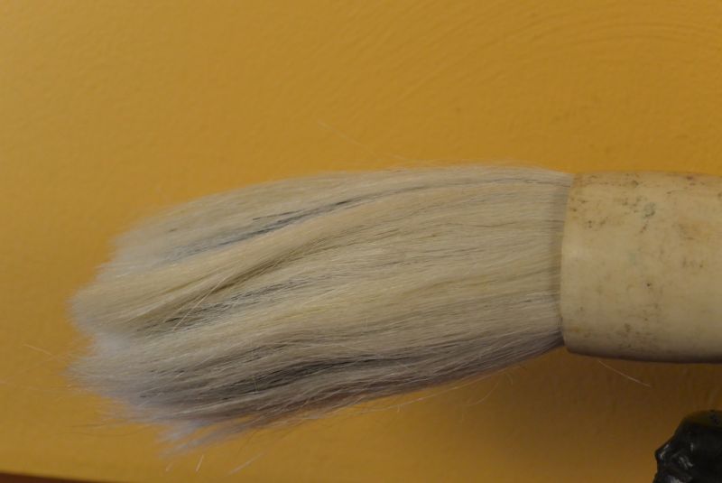 Chinesischer Kalligraphie Pinsel Stein Grün 2