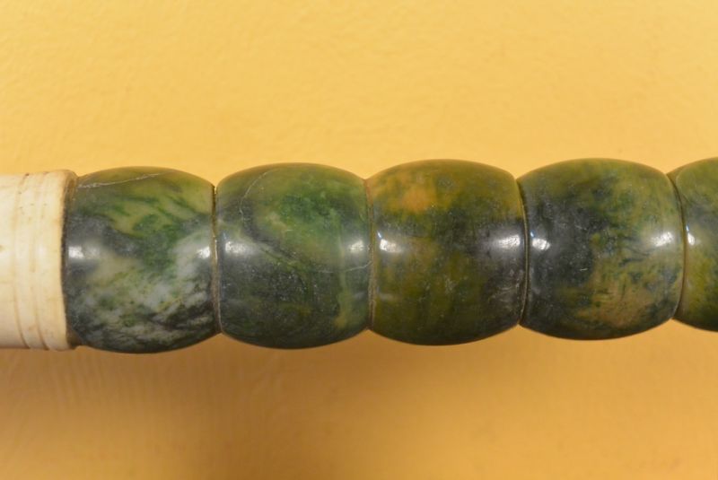 Chinesischer Kalligraphie Pinsel Stein Grün 3
