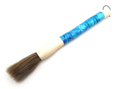 Chinesischer Kalligraphiepinsel aus Stein – Traditionelle Kunst - Himmelblau