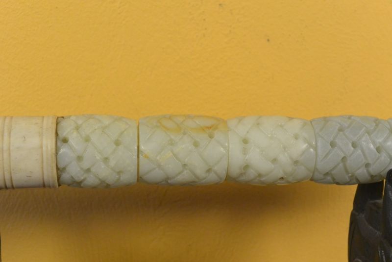 Chinesischer Pinsel Stein Jade geflochtenen 3