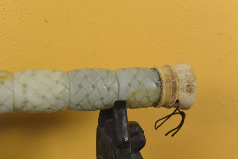 Chinesischer Pinsel Stein Jade geflochtenen 4