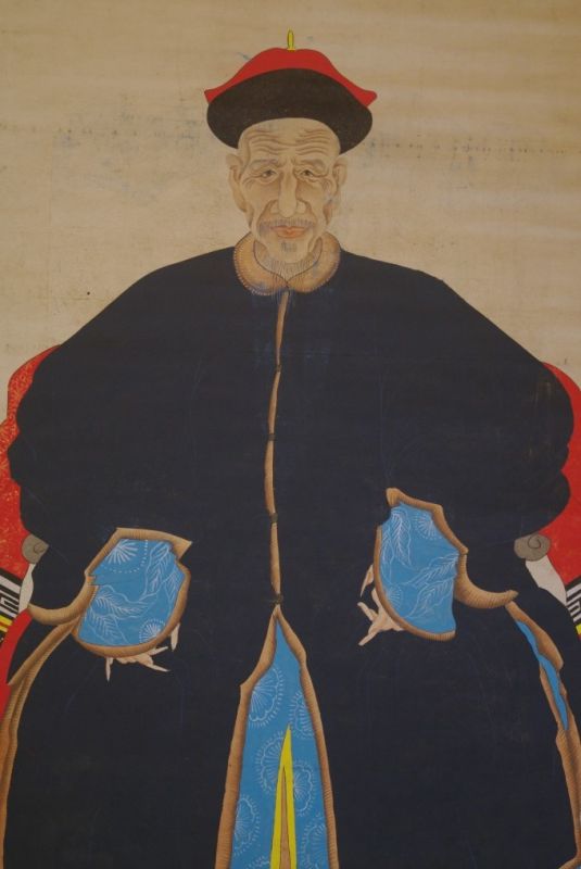 Chinesischer Würdenträger auf Papier Chinesische Vorfahren 2