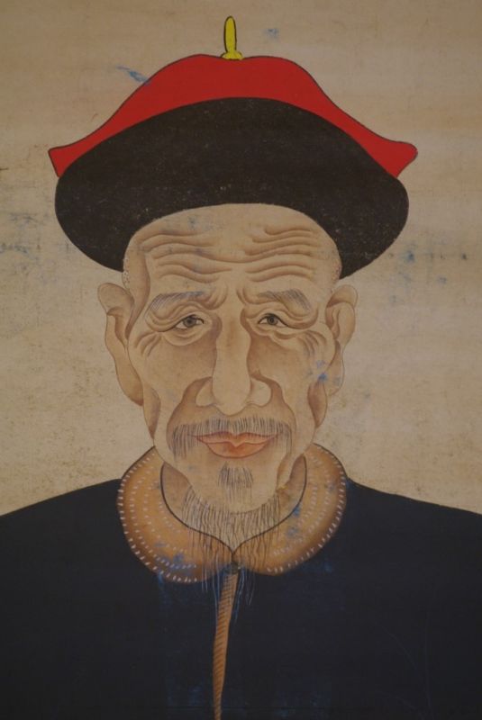 Chinesischer Würdenträger auf Papier Chinesische Vorfahren 3