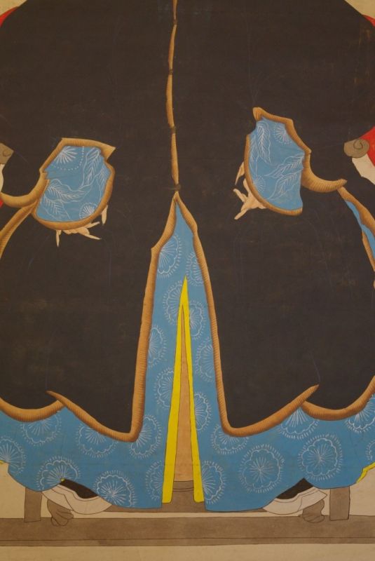 Chinesischer Würdenträger auf Papier Chinesische Vorfahren 4