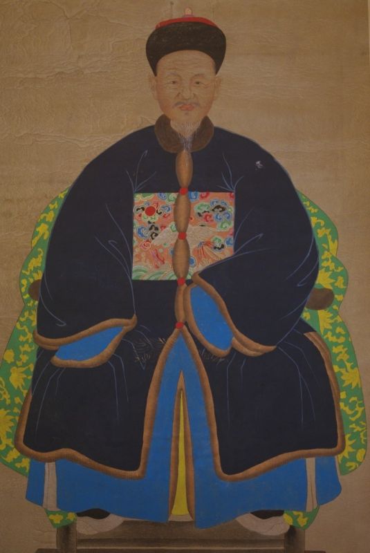 Chinesischer Würdenträger auf Papier 2