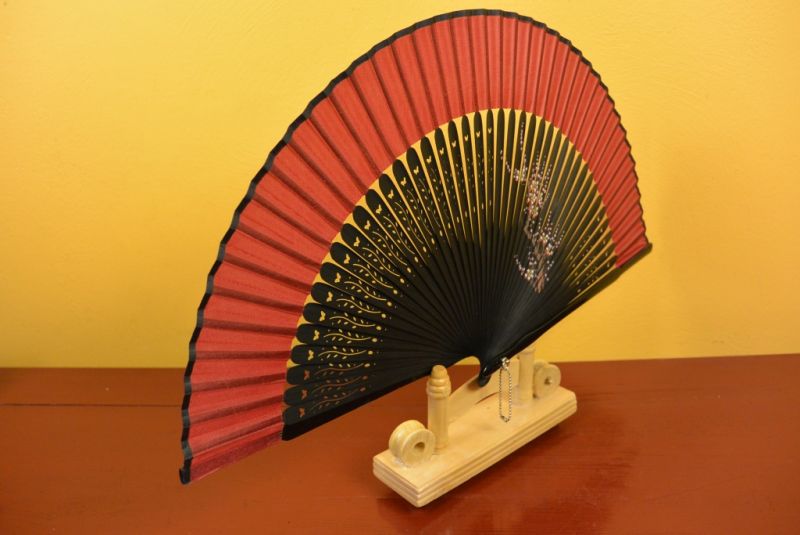 Chinesisches Gebläse Schwarz und Rot 5