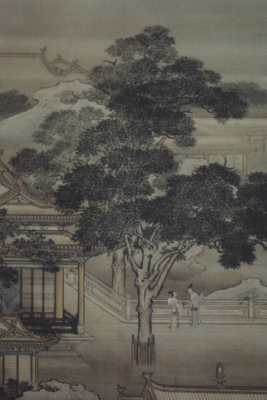 Chinesisches Gemälde auf Seide Zuhause 3