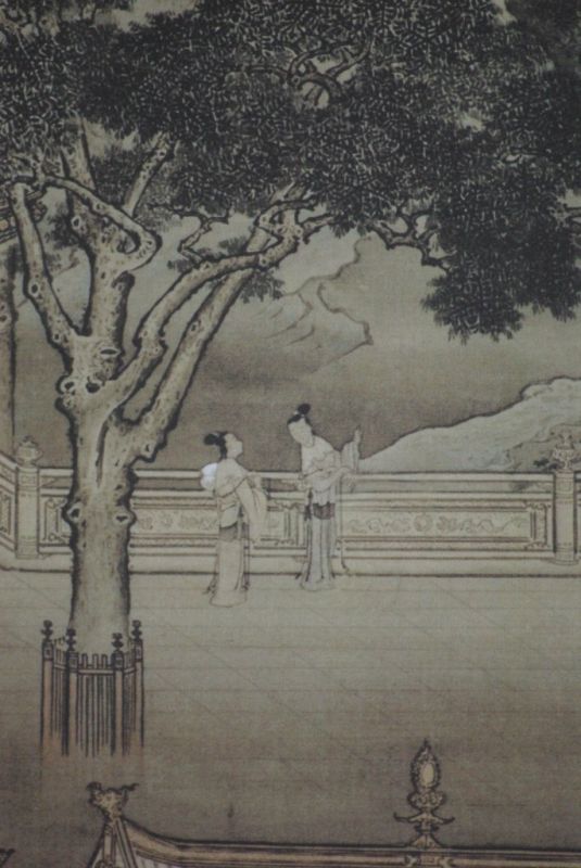 Chinesisches Gemälde auf Seide Zuhause 4