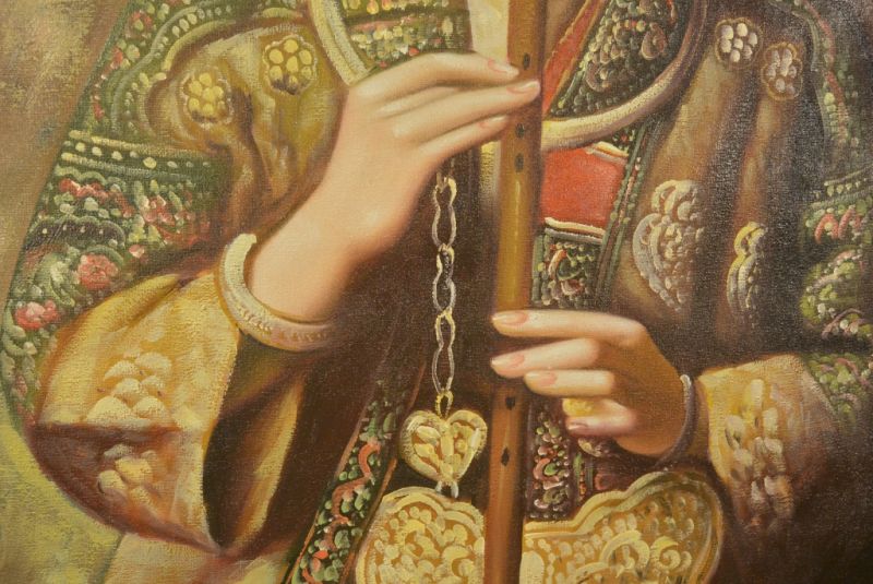 Miao Frau - Malereien auf Leinen 3