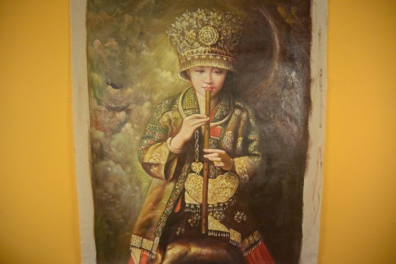 Miao Frau - Malereien auf Leinen 5