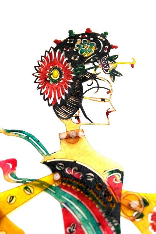 Chinesisches Theater - Marionetten Figur - Frau 2