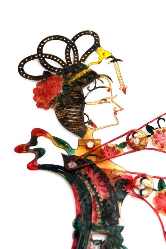 Chinesisches Theater - Marionetten Figur - Frau - mehrfarbig 2