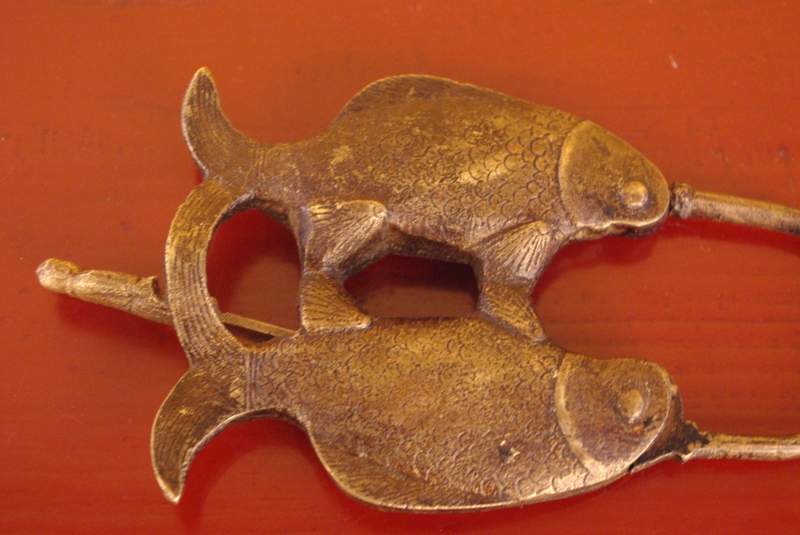 Chinesisches Vorhängeschloss Double Fish 2