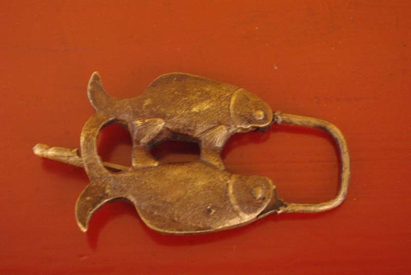 Chinesisches Vorhängeschloss Double Fish 4