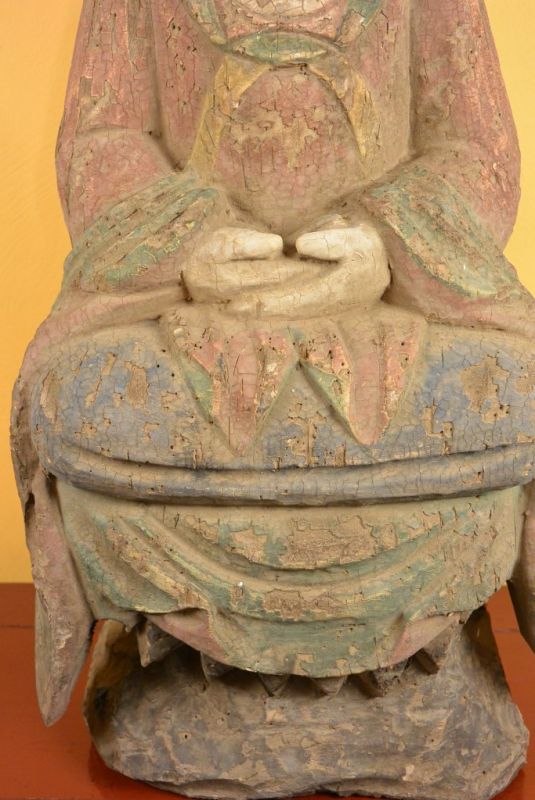 Haga clic en la imagen para ampliar Chino Buda de madera 3