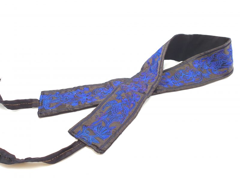 Cinturones Miao Bordado Azul 1
