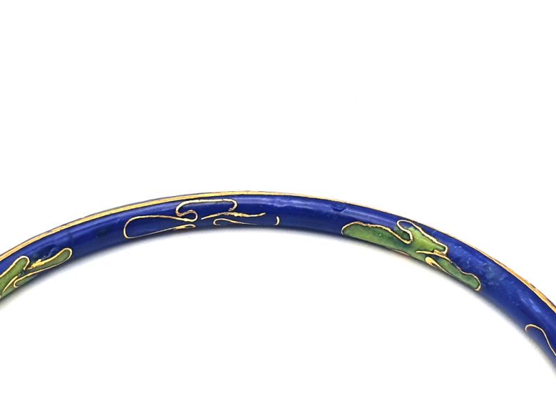 Cloisonné Armband Blau 2