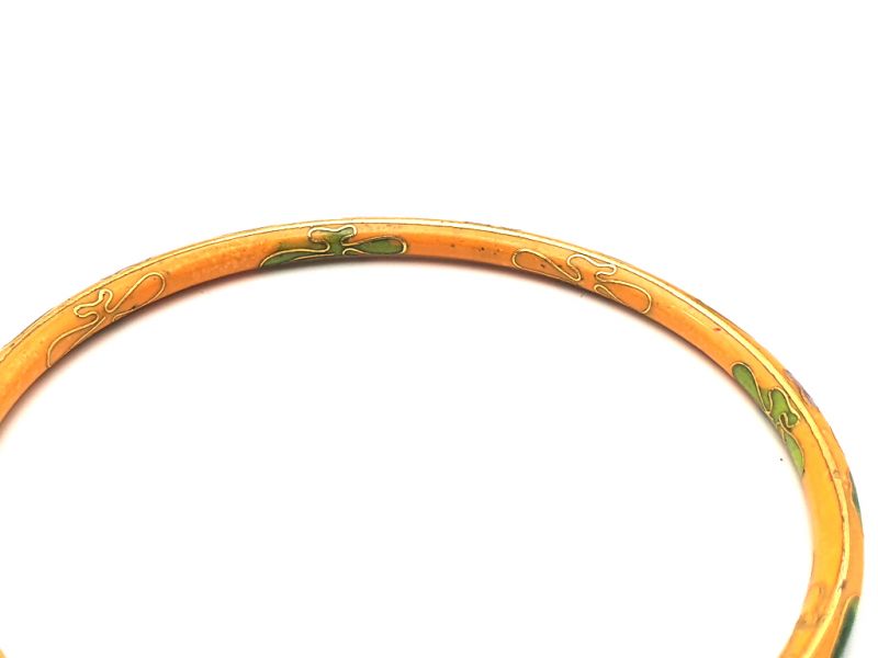 Cloisonné Armband Gelb 2