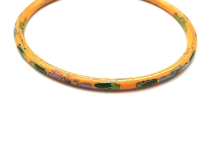Cloisonné Armband Gelb 3