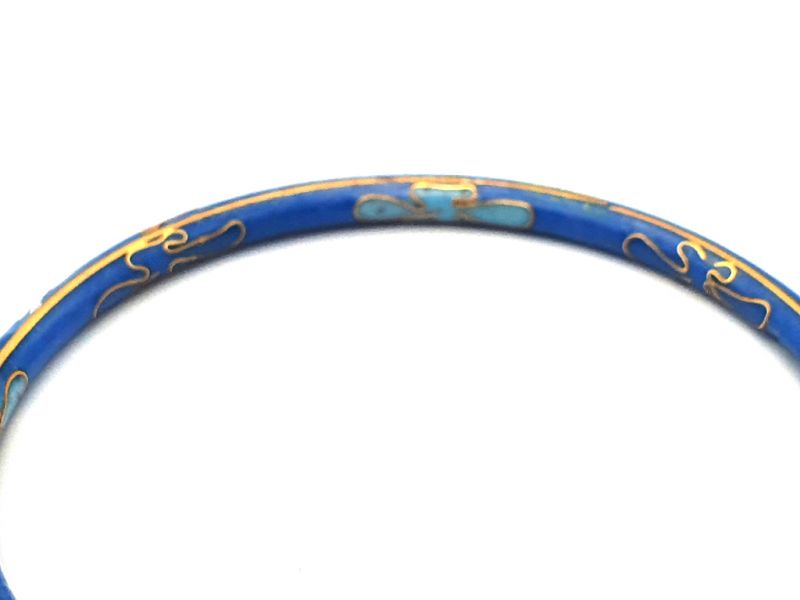 Cloisonné Armband Himmelblau 2