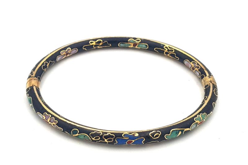 Cloisonné Armband Schwarz 2