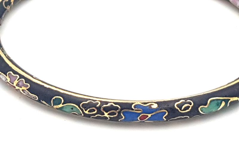 Cloisonné Armband Schwarz 3