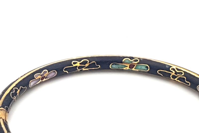 Cloisonné Armband Schwarz 4