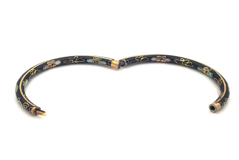 Cloisonné Armband Schwarz 5