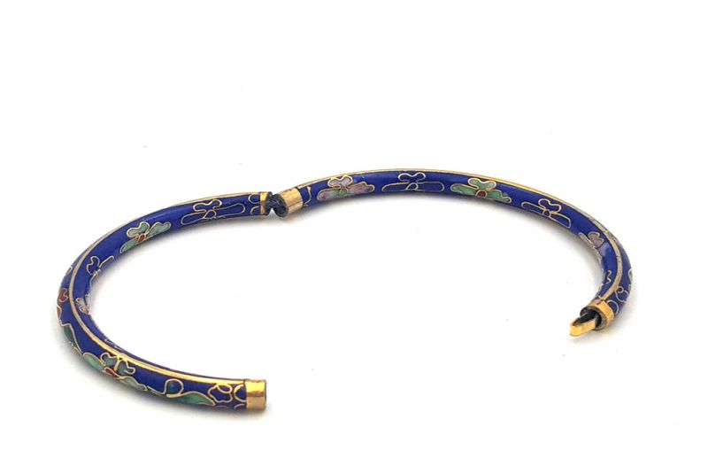 Cloisonné Bracelet Blue 4