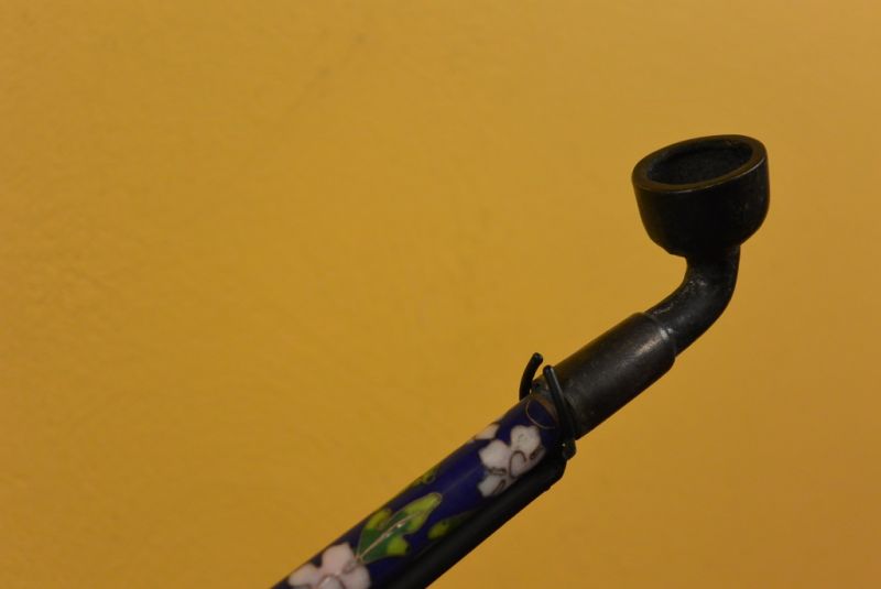 Cloisonne Chinesische Tabakspfeife 4