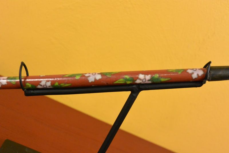 Cloisonne Chinesische Tabakspfeife Rot 4