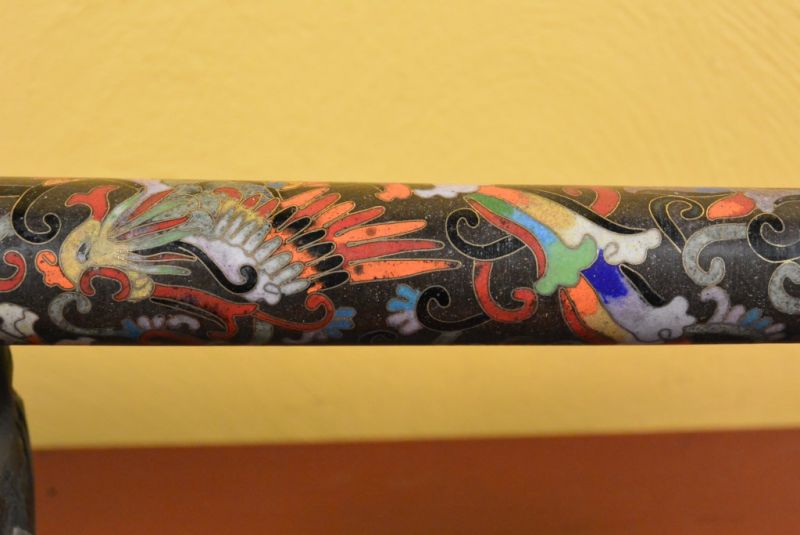 Cloisonné Kalligraphiepinsel Phönix Multicolored 3