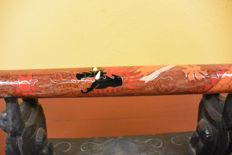 Cloisonné Kalligraphiepinsel Rot 3