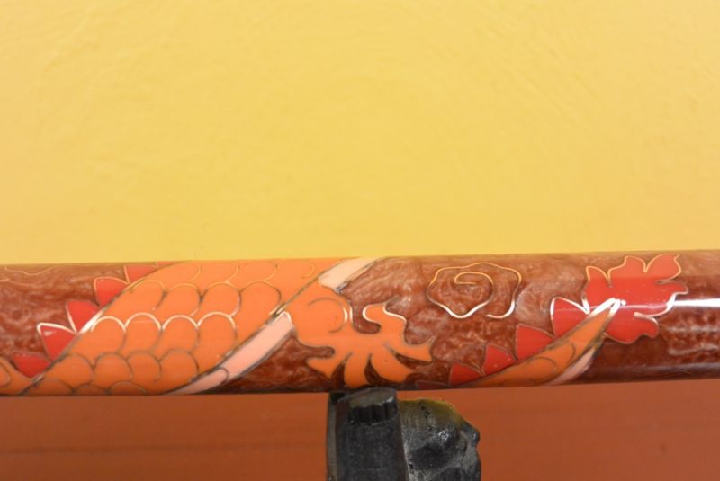Cloisonné Kalligraphiepinsel Rot 4