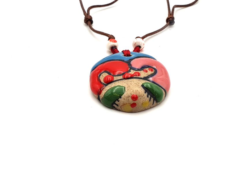Colección de cabezas cerámica asiática - Collar - Birmania   2
