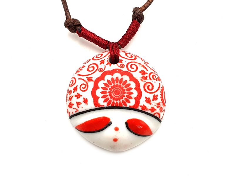 Colección de cabezas cerámica asiática - Collar - India - Jaipur 1