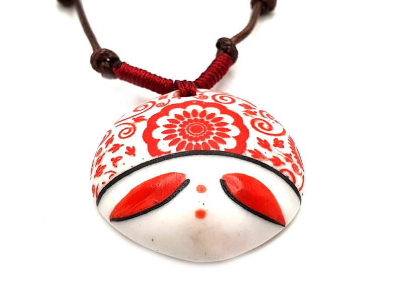 Colección de cabezas cerámica asiática - Collar - India - Jaipur 2
