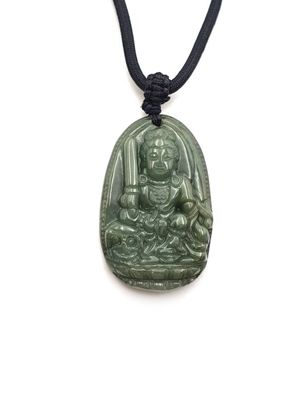 Haga clic en la imagen para ampliar Colgante Budista - Jade Genuino Categoría A - Buda - Jade verde excepcional 1