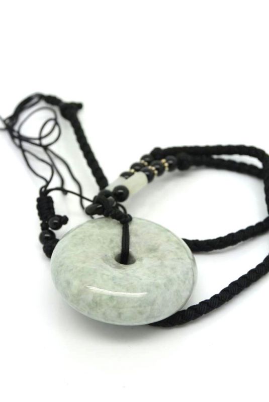 Colgante de Bi Jade Blanco 4