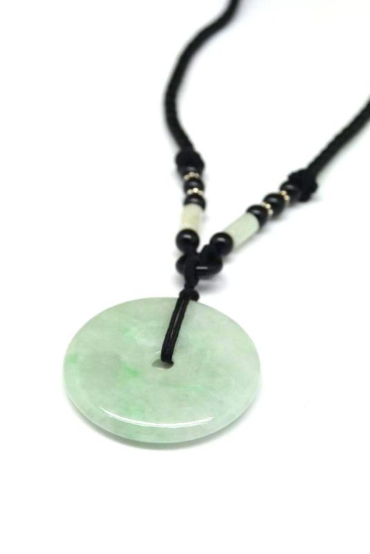Colgante de Bi Jade Verde Claro 2