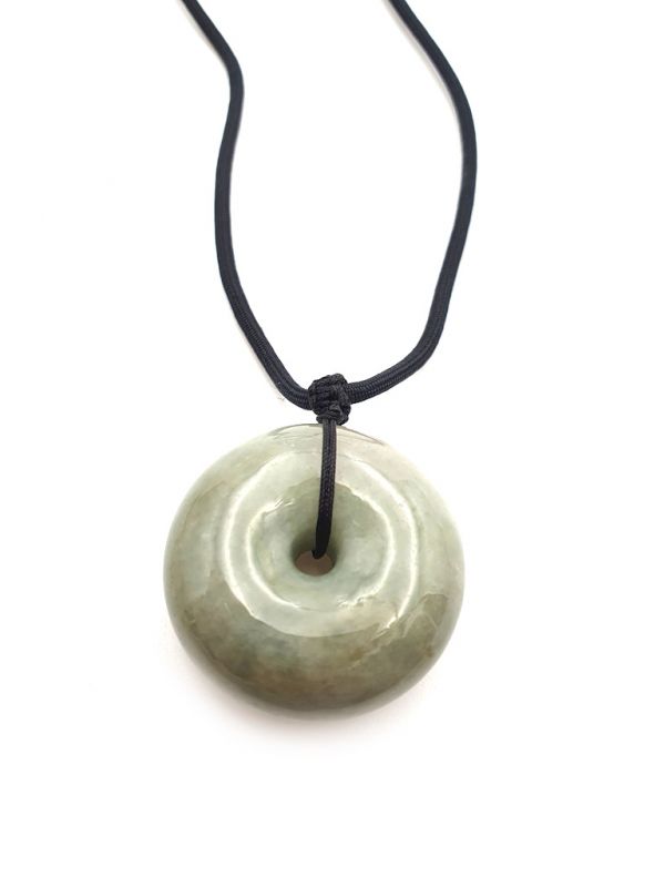 Colgante de Bi Jade Verde Manzana 1