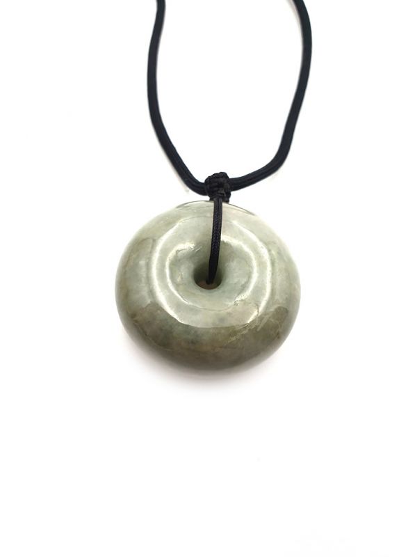 Colgante de Bi Jade Verde Manzana 2
