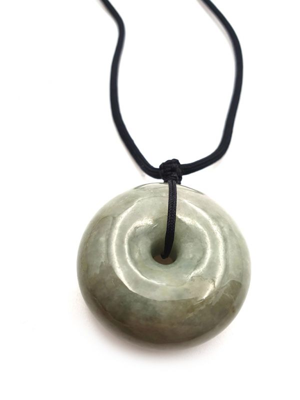 Colgante de Bi Jade Verde Manzana 3