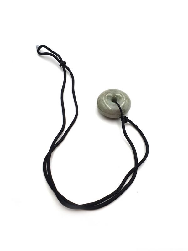 Colgante de Bi Jade Verde Manzana 4
