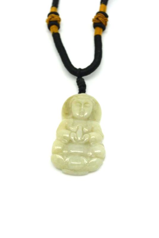 Colgante de Jade Buddha Blanco 2