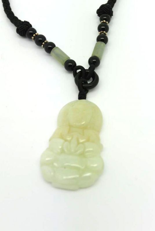 Colgante de Jade Buddha blanco 2