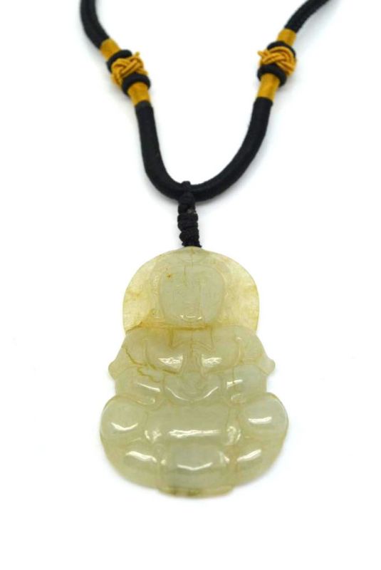 Colgante de Jade Gran Buda Blanco 1