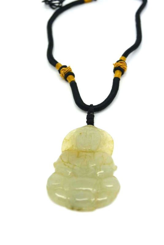 Colgante de Jade Gran Buda Blanco 3