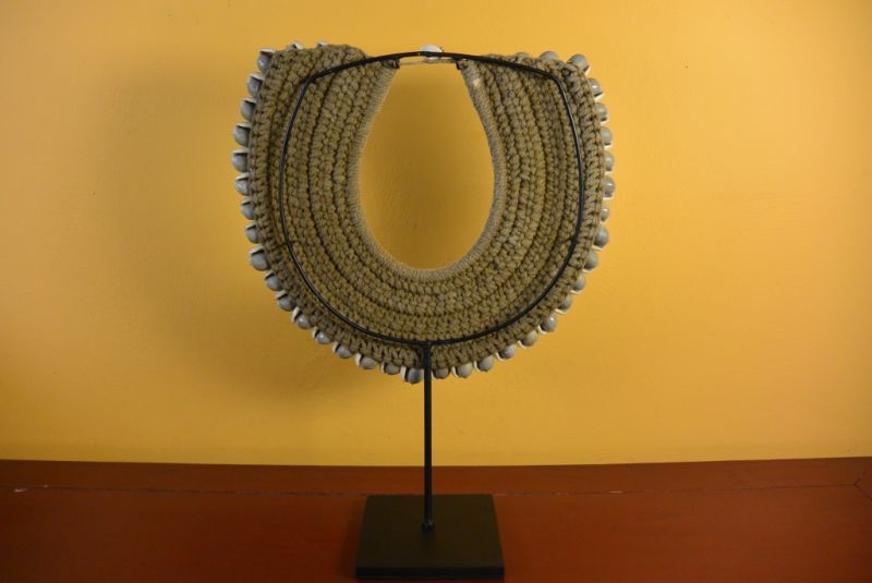 Collar de Decoración Nuez de betel y mariscos 5